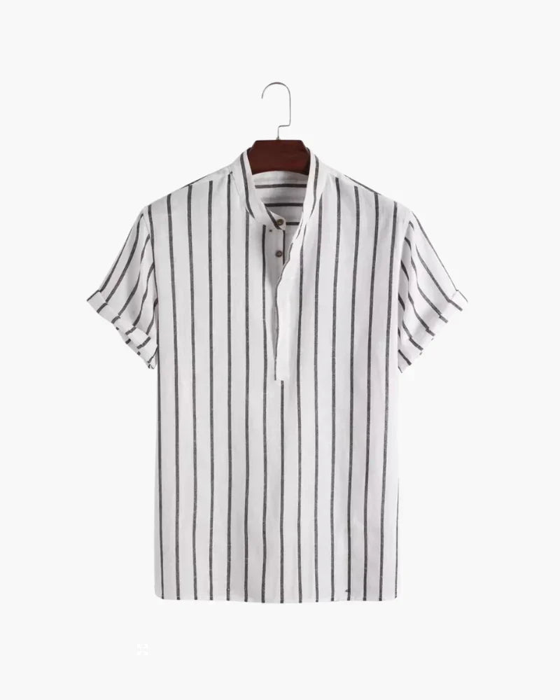 Firenzi Valbonne Striped Linen Shirt