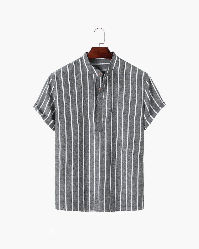 Firenzi Valbonne Striped Linen Shirt