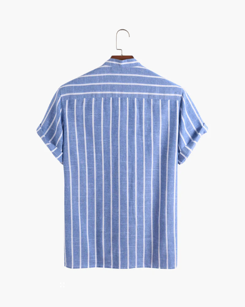Firenzi Valbonne Striped Linen Shirt