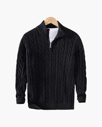Firenzi Montclair Cable Quarter-Zip Sweater