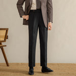 Firenzi Moretti Herringbone Tailored Trousers