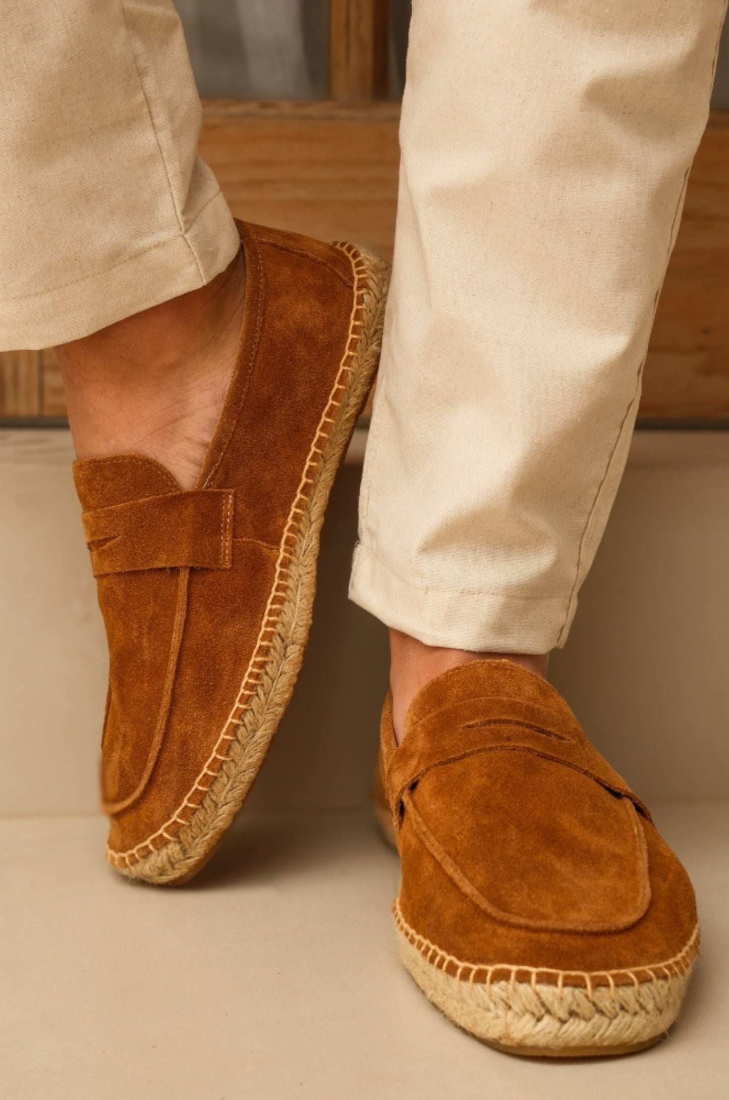 Firenzi Amalfi Suede Espadrille Loafers