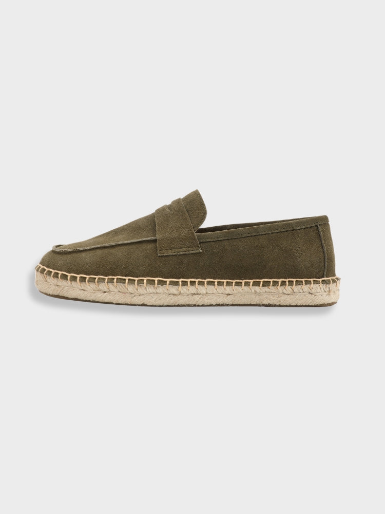 Firenzi Amalfi Suede Espadrille Loafers