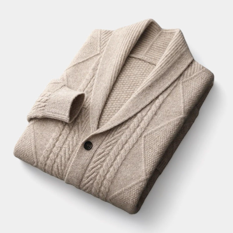 Firenzi Montreux Extrafine Merino Wool Cardigan