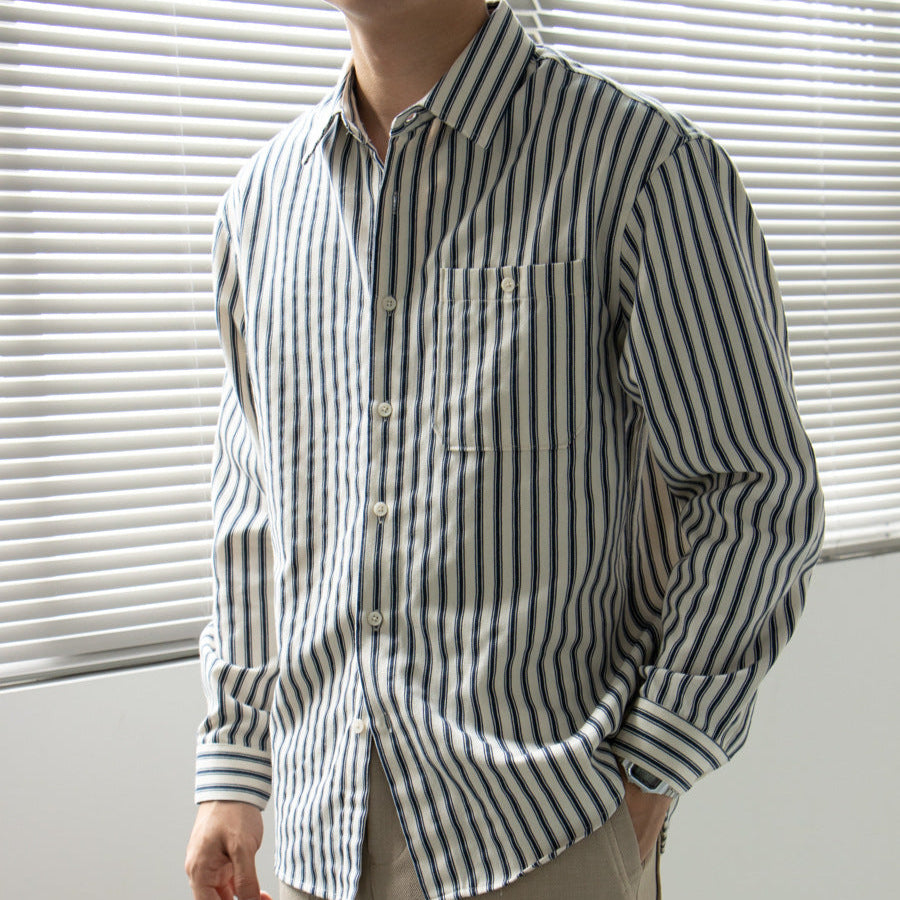 Firenzi Sorrento Riviera Striped Long Sleeve Shirt