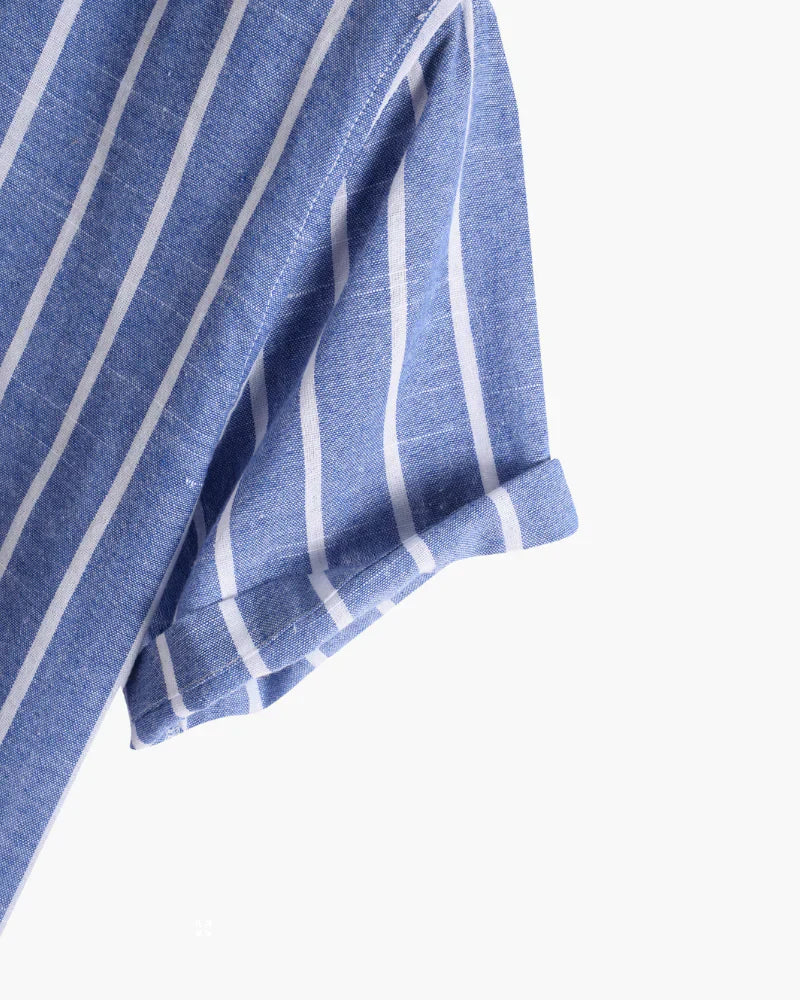 Firenzi Valbonne Striped Linen Shirt