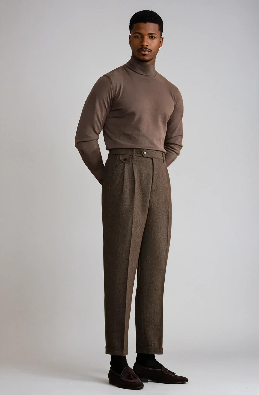 Firenzi Marcel Heritage Wool Trousers
