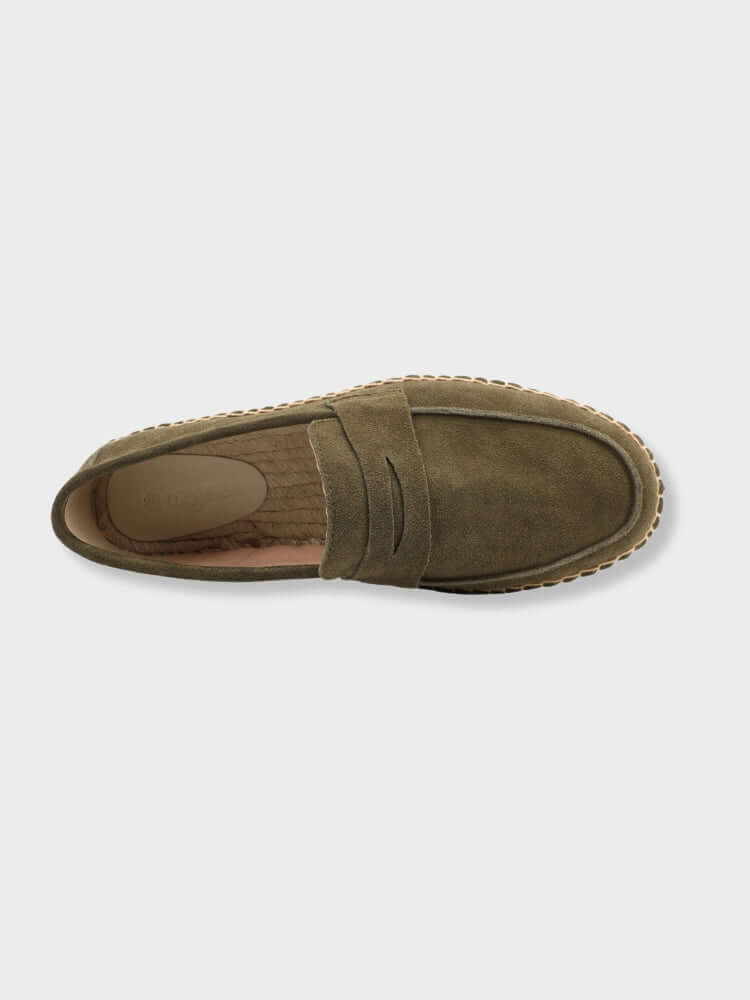 Firenzi Amalfi Suede Espadrille Loafers