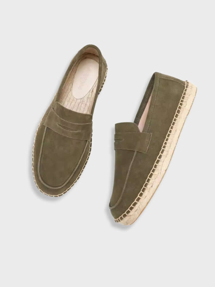 Firenzi Amalfi Suede Espadrille Loafers