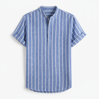 Firenzi Valbonne Striped Linen Shirt
