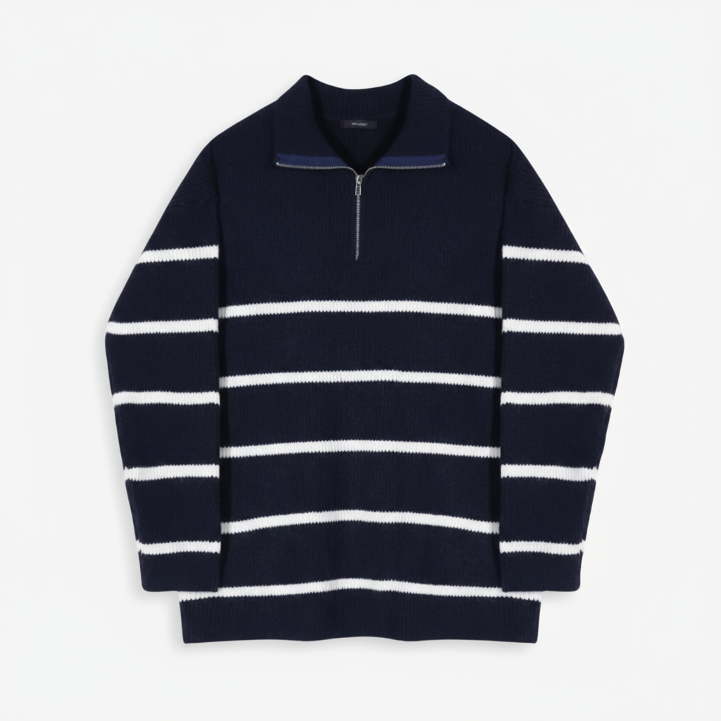 Firenzi Ferrara Soft-Touch Half-Zip Knit