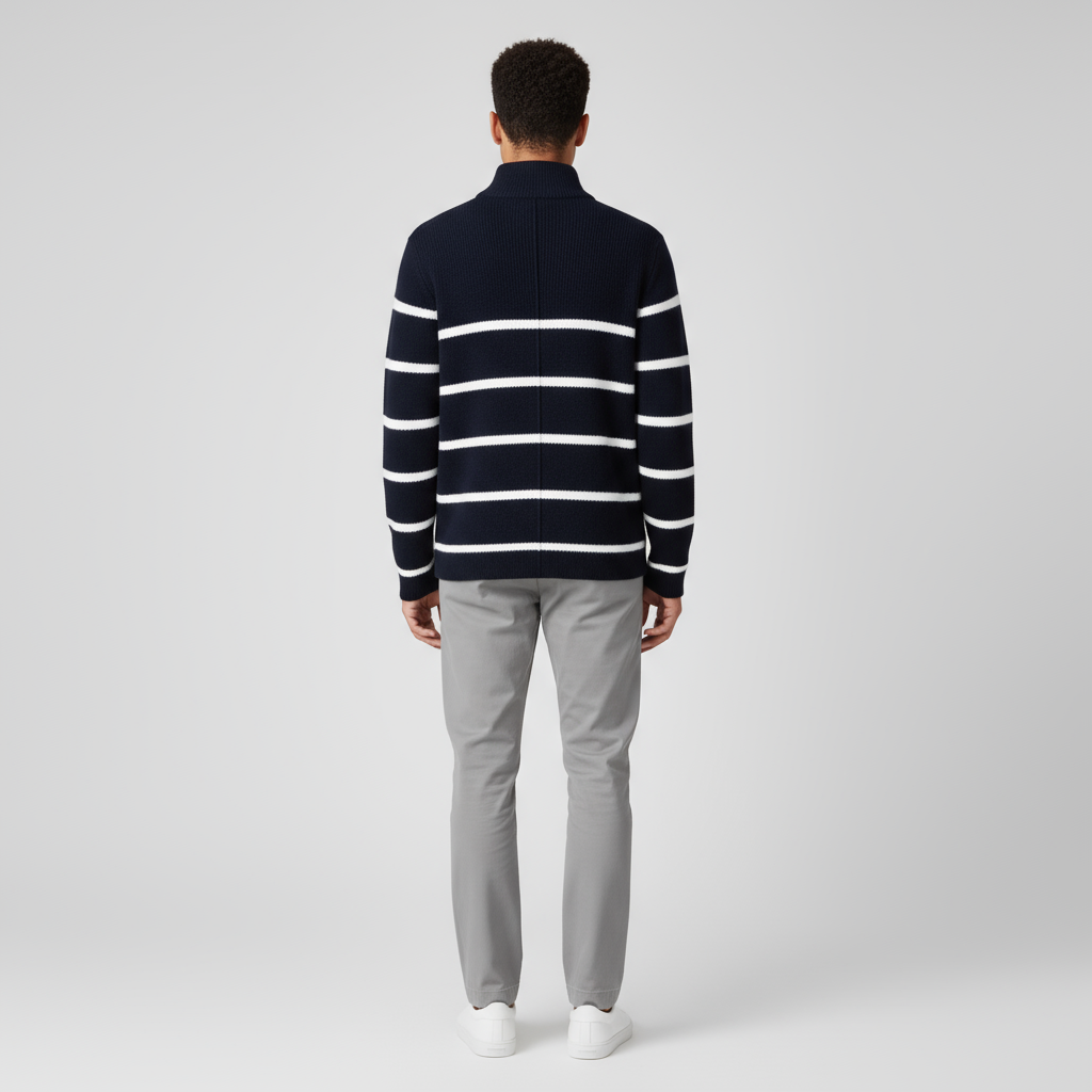 Firenzi Ferrara Soft-Touch Half-Zip Knit