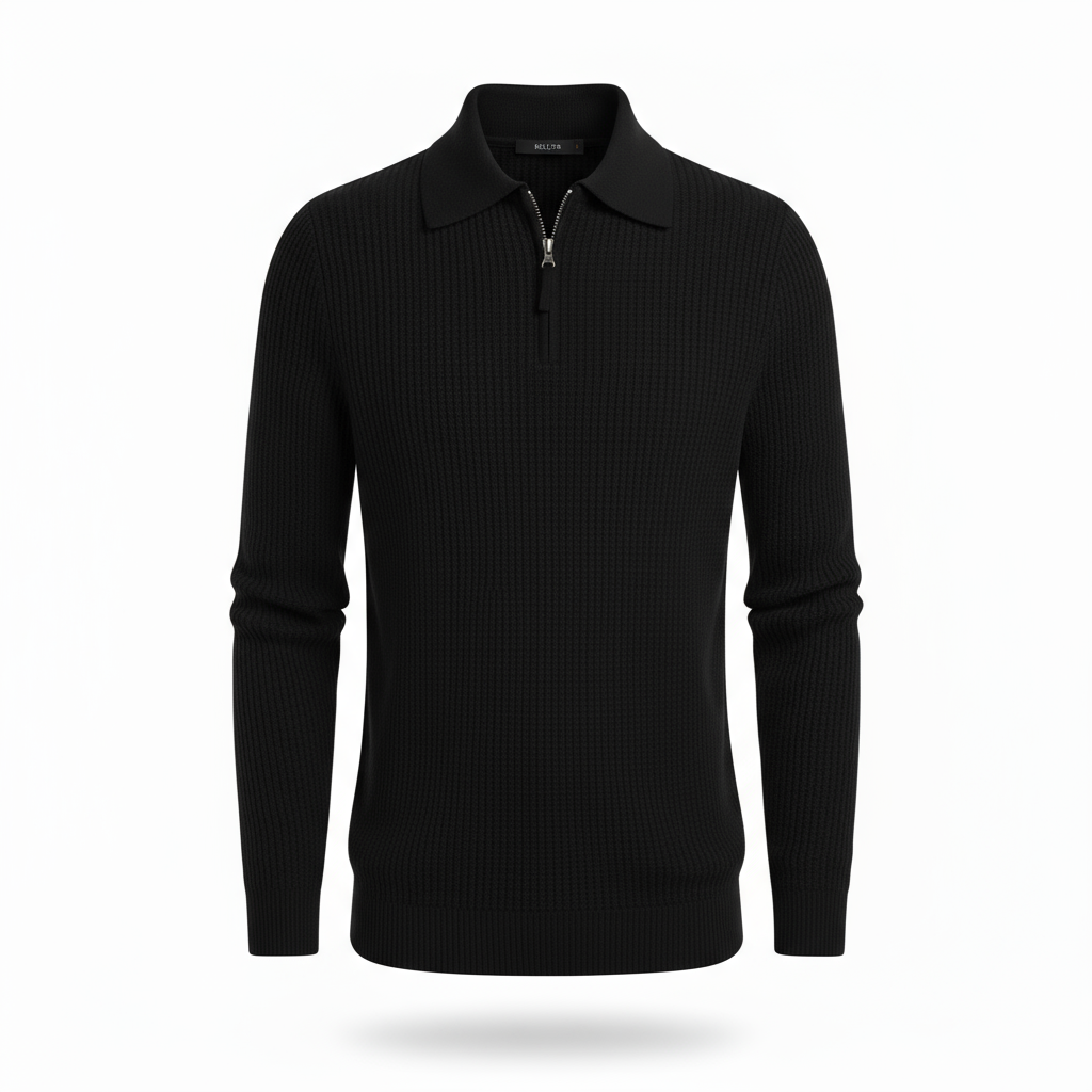 Firenzi Torino Brushed Half-Zip Sweater