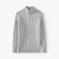 Firenzi Montclair Cable Quarter-Zip Sweater