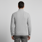 Firenzi Montclair Cable Quarter-Zip Sweater