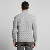 Firenzi Montclair Cable Quarter-Zip Sweater
