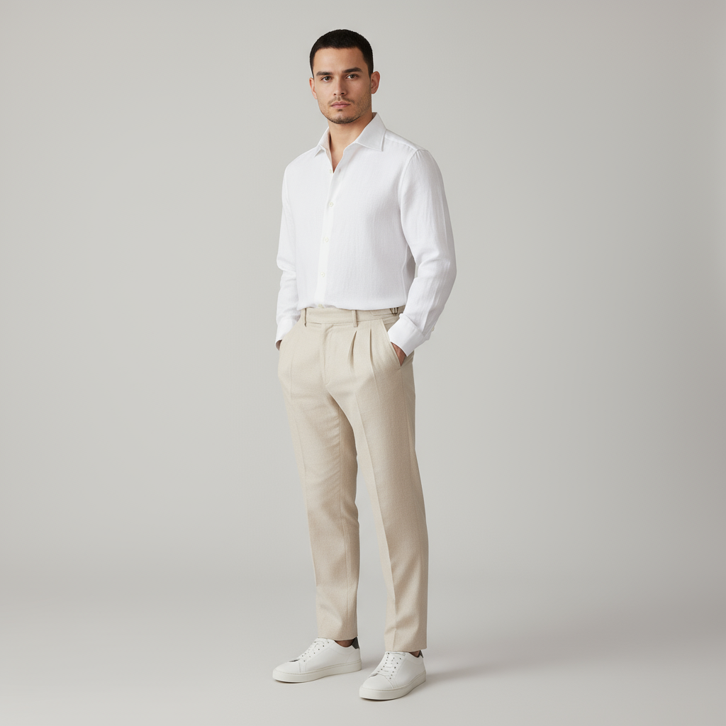 Firenzi Ravena Mediterranean Linen Shirt