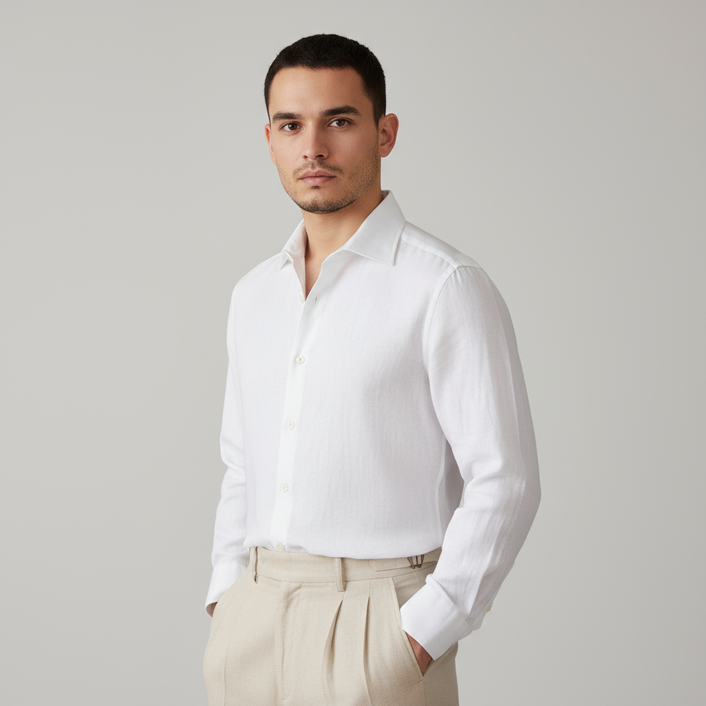 Firenzi Ravena Mediterranean Linen Shirt