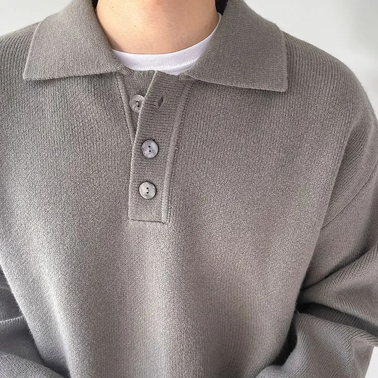Firenzi Bellver Pleated Polo Sweater